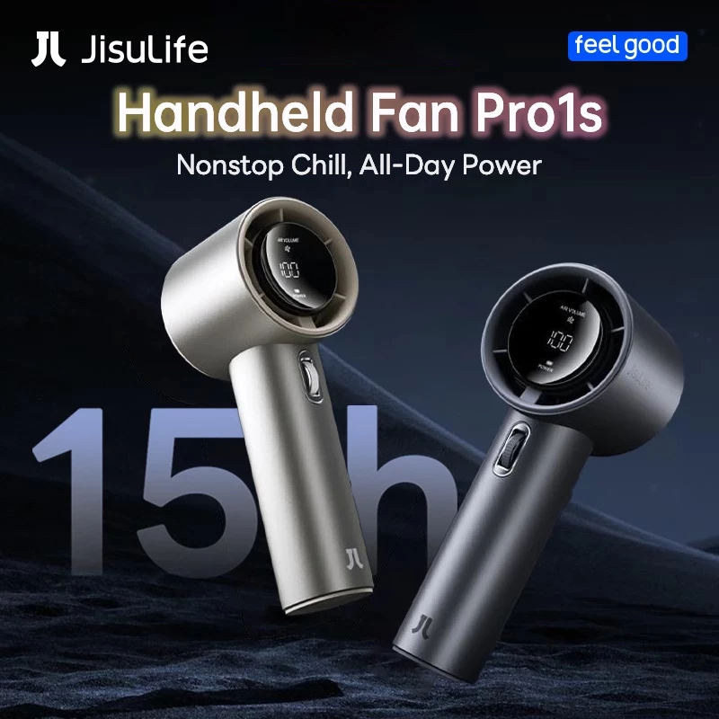 ทำไม JisuLife พัดลมมือถือ พัดลมมินิไร ้ ใบมีดแบบพกพา ชาร ์ จใหม ่ ได ้ 100 ระดับพร ้ อมเครื ่ องทําความเย ็ นลมแรงในฤดูร ้ อน ถึงเป็นของฮิต?