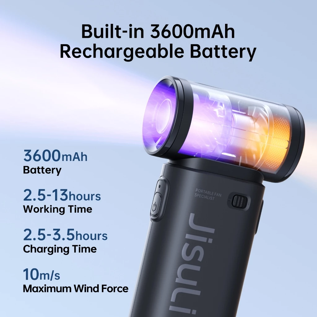 รีวิว JisuLife handheld fan life9 พัดลมเจ็ท ขนาดเล็ก แบบพกพา 3600mAh ใช้งานได้ 13 ชั่วโมง — เหมาะกับใคร?