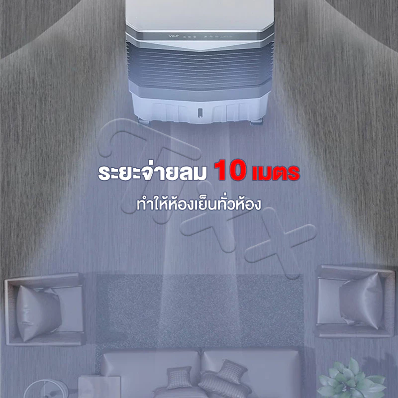 รีวิวจัดเต็ม TIXX 50L พัดลมแอร์ เย็นเร็ว เงียบ ประหยัดไฟ แบบพกพา ใช้ในห้องนอน/ร้านค้า แถมน้ำแข็งคริสตัล 8 ก้อน — คุ้มค่ามั้ย?
